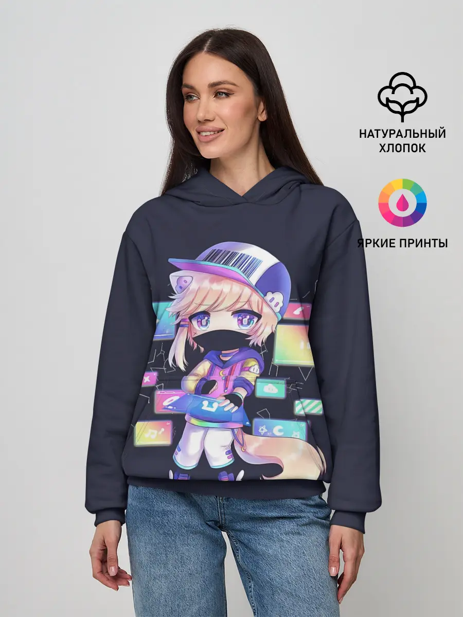 Женское худи / DJ Males Buns