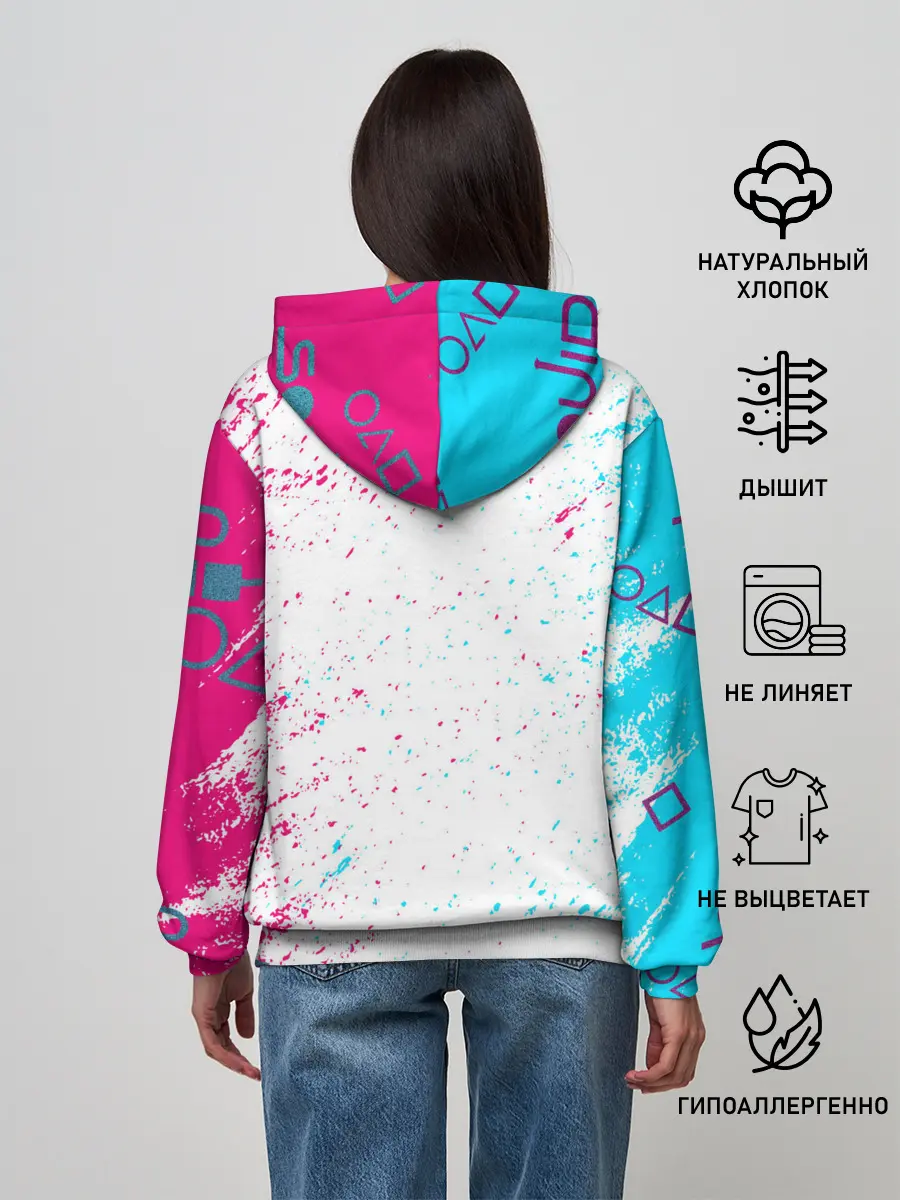 Женское худи / Игра в кальмара | Squid Game | КУКЛА