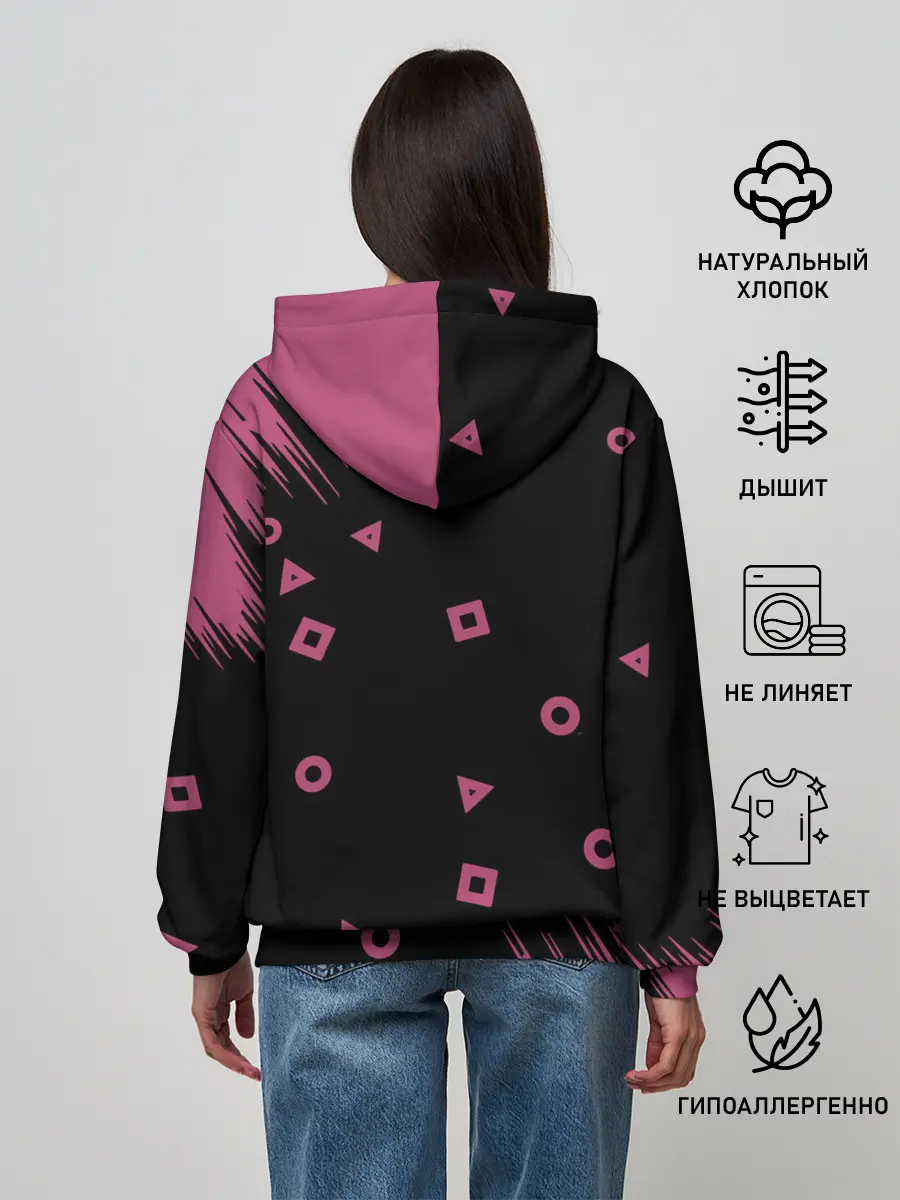 Женское худи / Игра в кальмара | КАЛЬМАР,