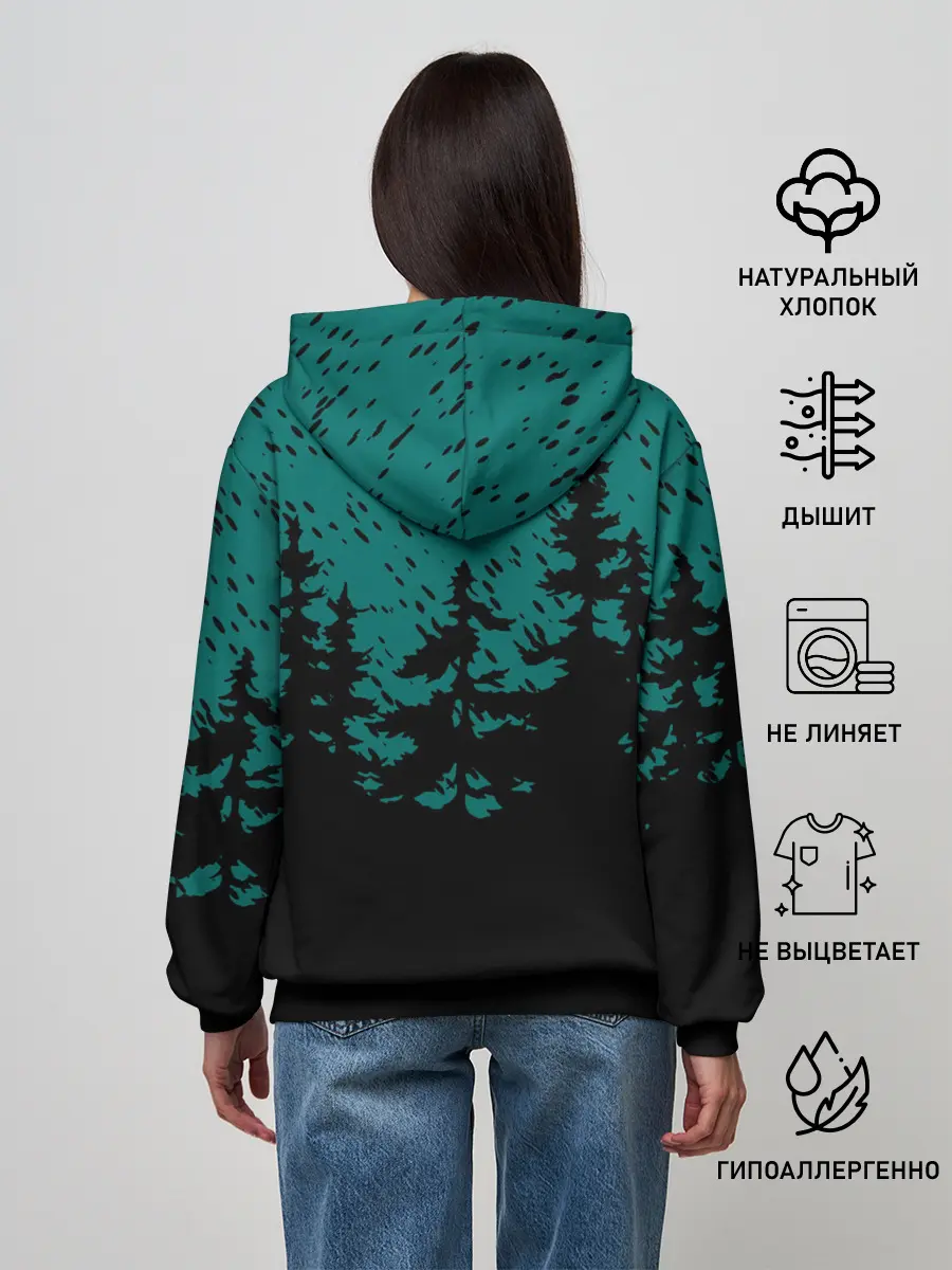 Женское худи / Бесячья ёлка