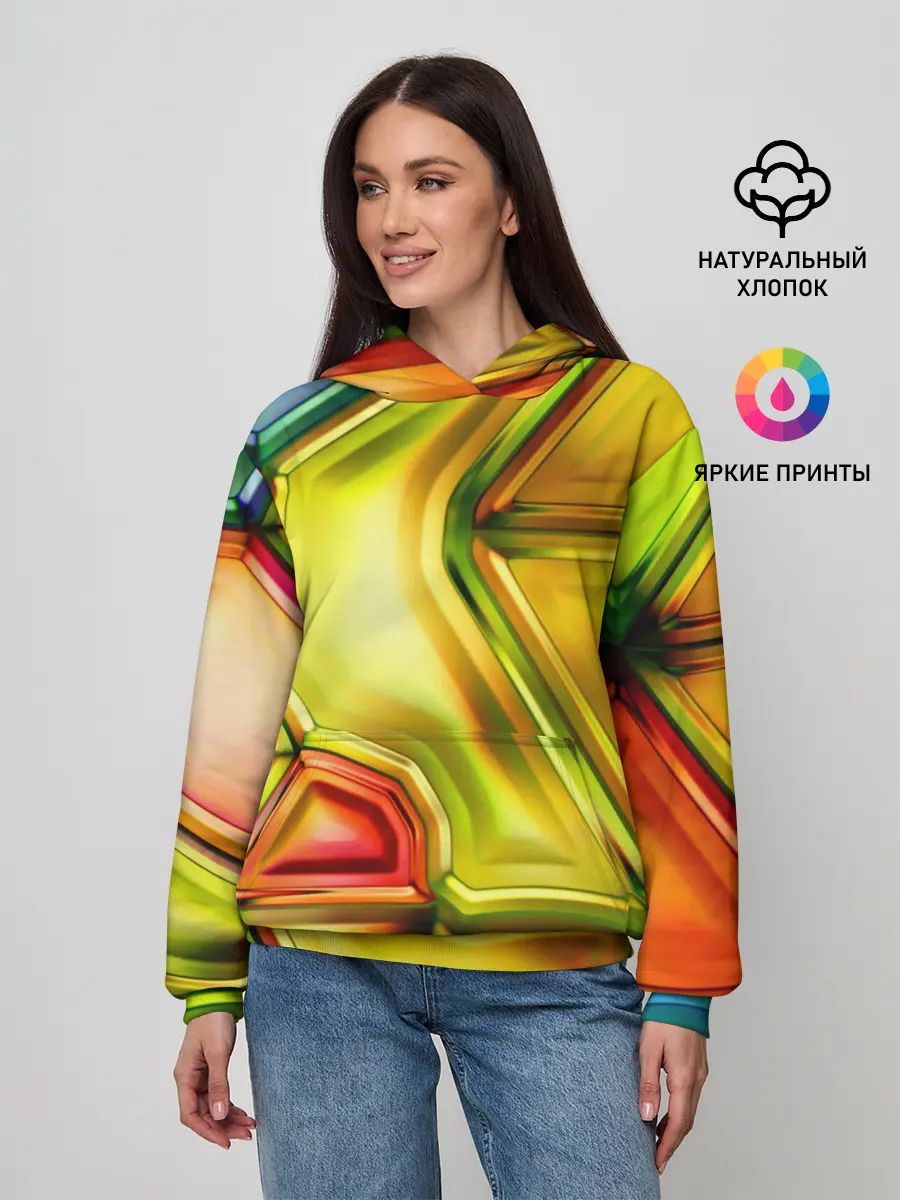 Женское худи / Абстрактная абстракция