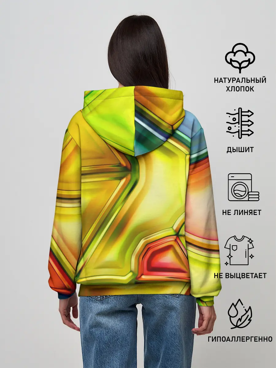 Женское худи / Абстрактная абстракция