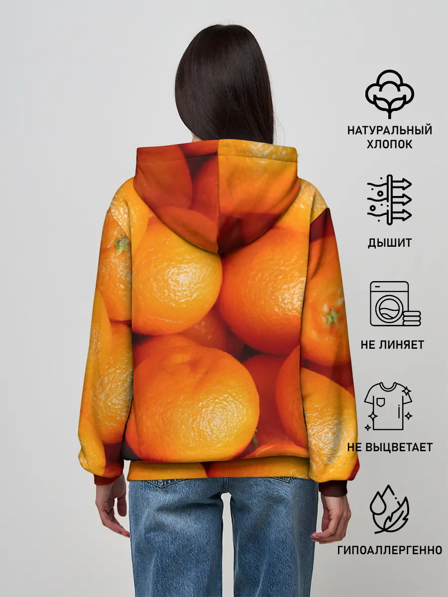 Женское худи / Мандаринчик чик