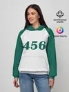 Женское худи / Как в Игре в Кальмара. Футболка 456 игрока