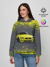 Женское худи / БМВ | ЖЕЛТЫЙ ПЕРФОРМАНС