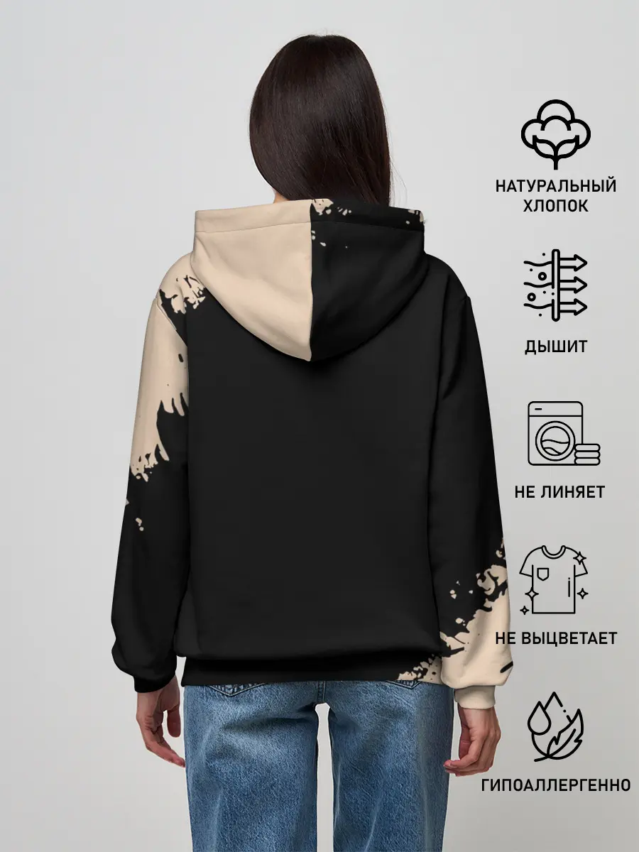 Женское худи / RAMMSTEIN | Рамштайн Рок Лого