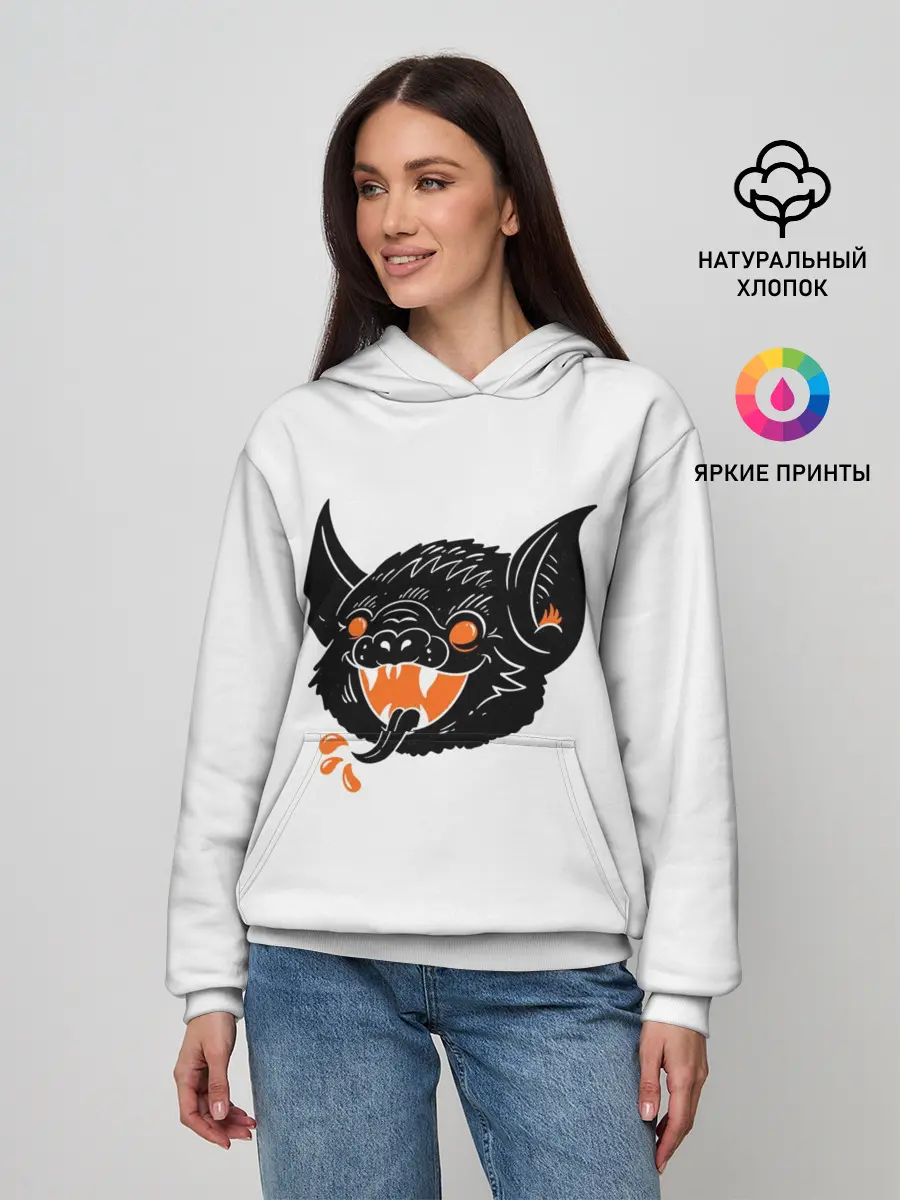 Женское худи / Черная Летучая Мышь