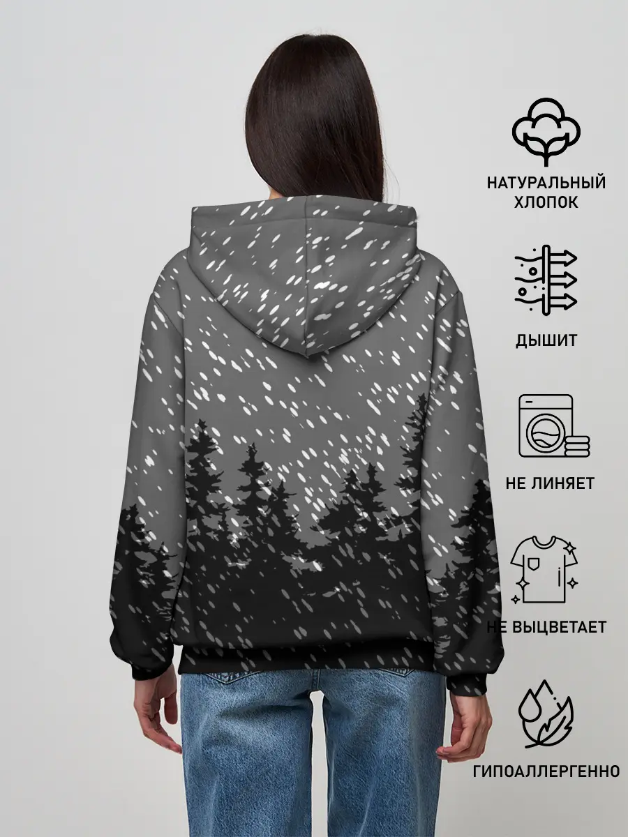 Женское худи / Веришь? в Деда Мороза