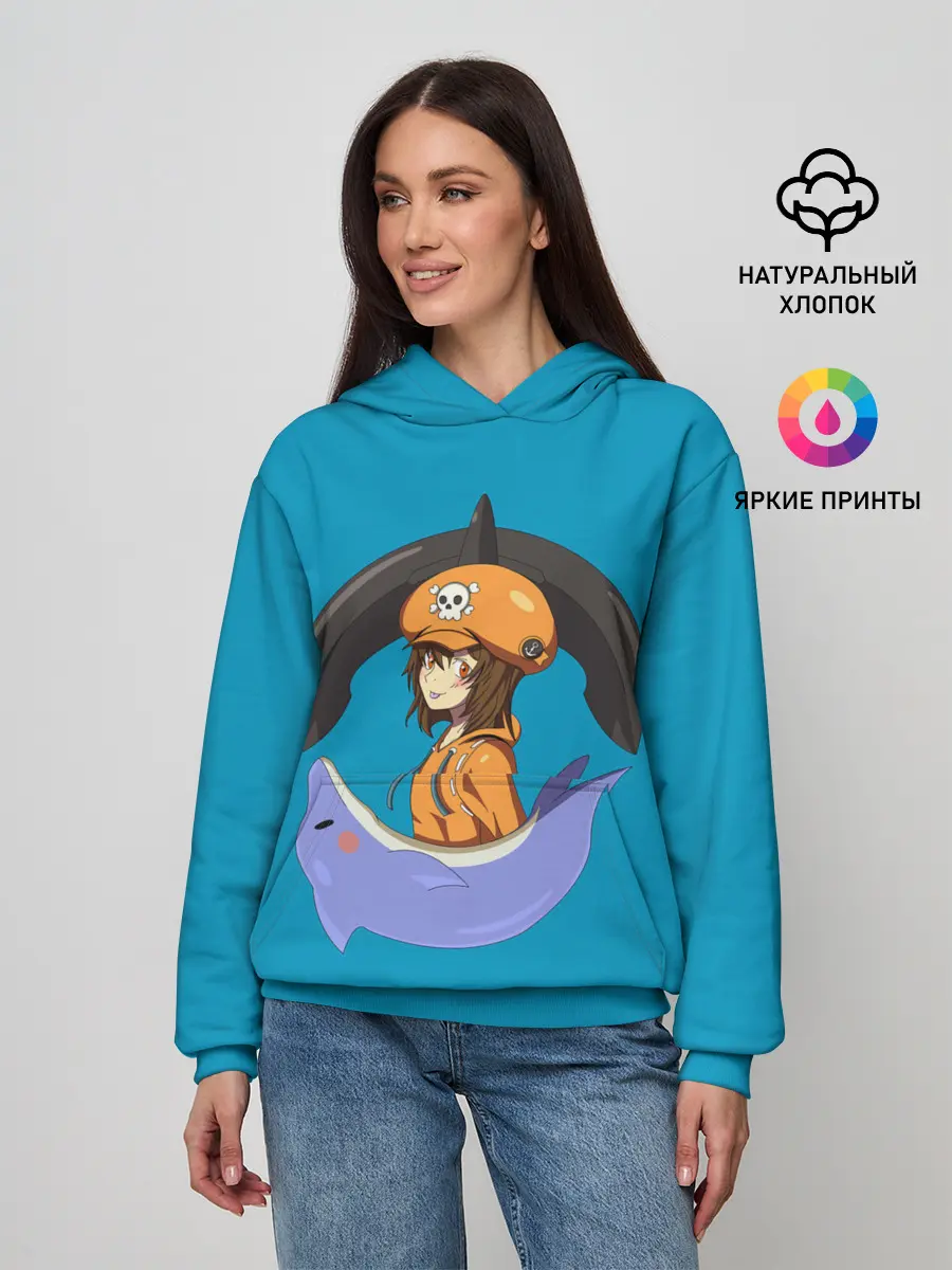 Женское худи / Мэй с дельфином