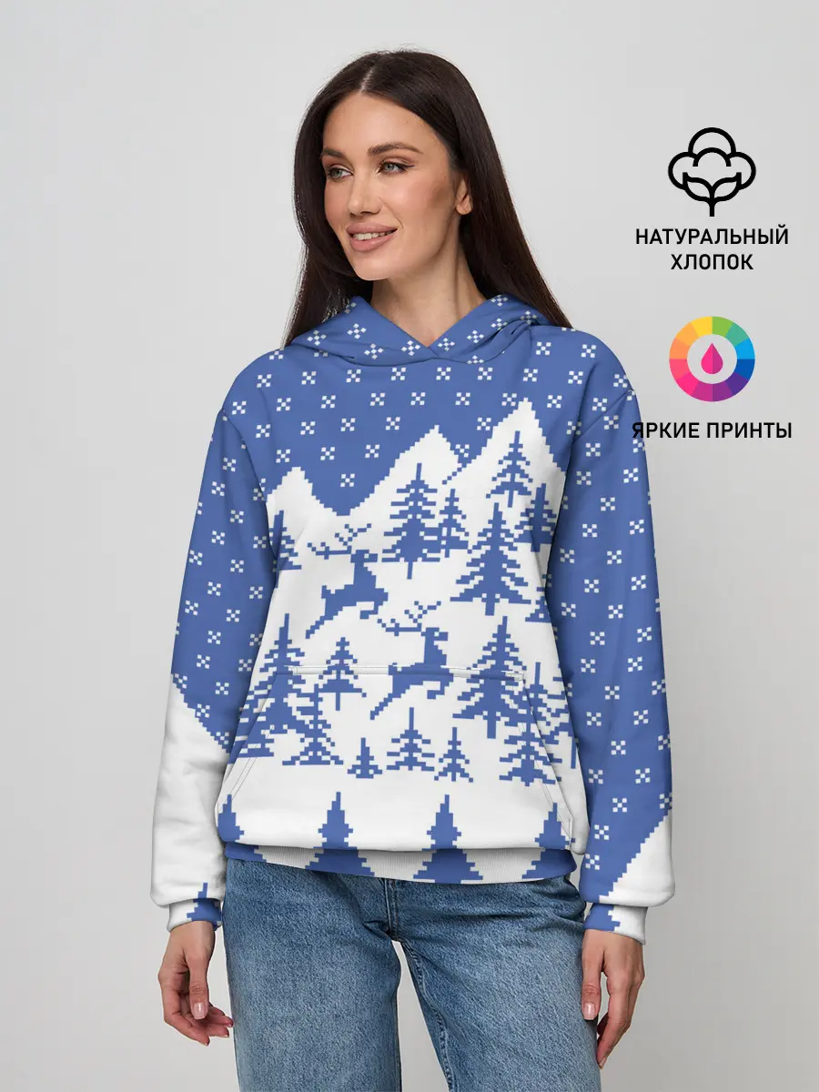 Женское худи / Горные Олени