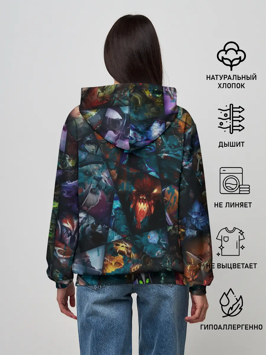 Женское худи / Марси Dota 2