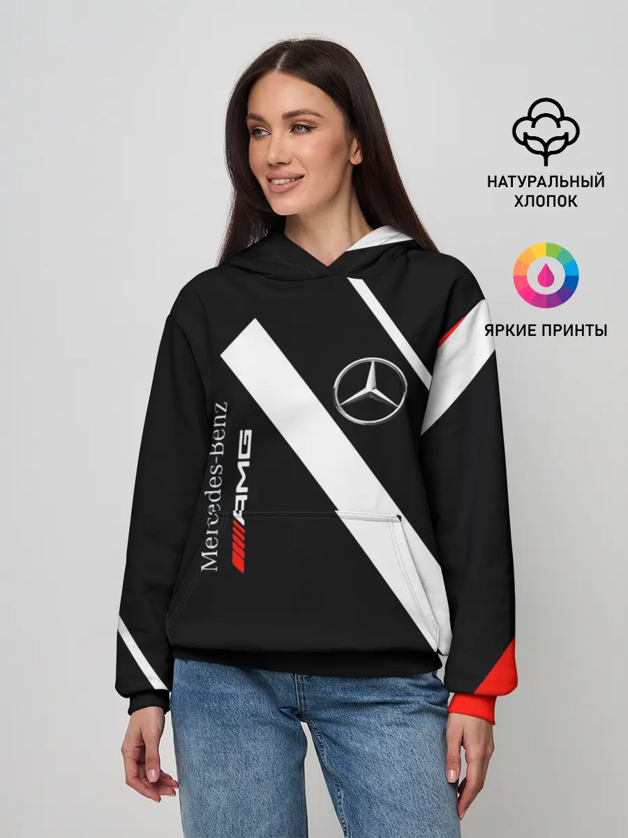 Женское худи / Mercedes-AMG | Мерседес-АМГ