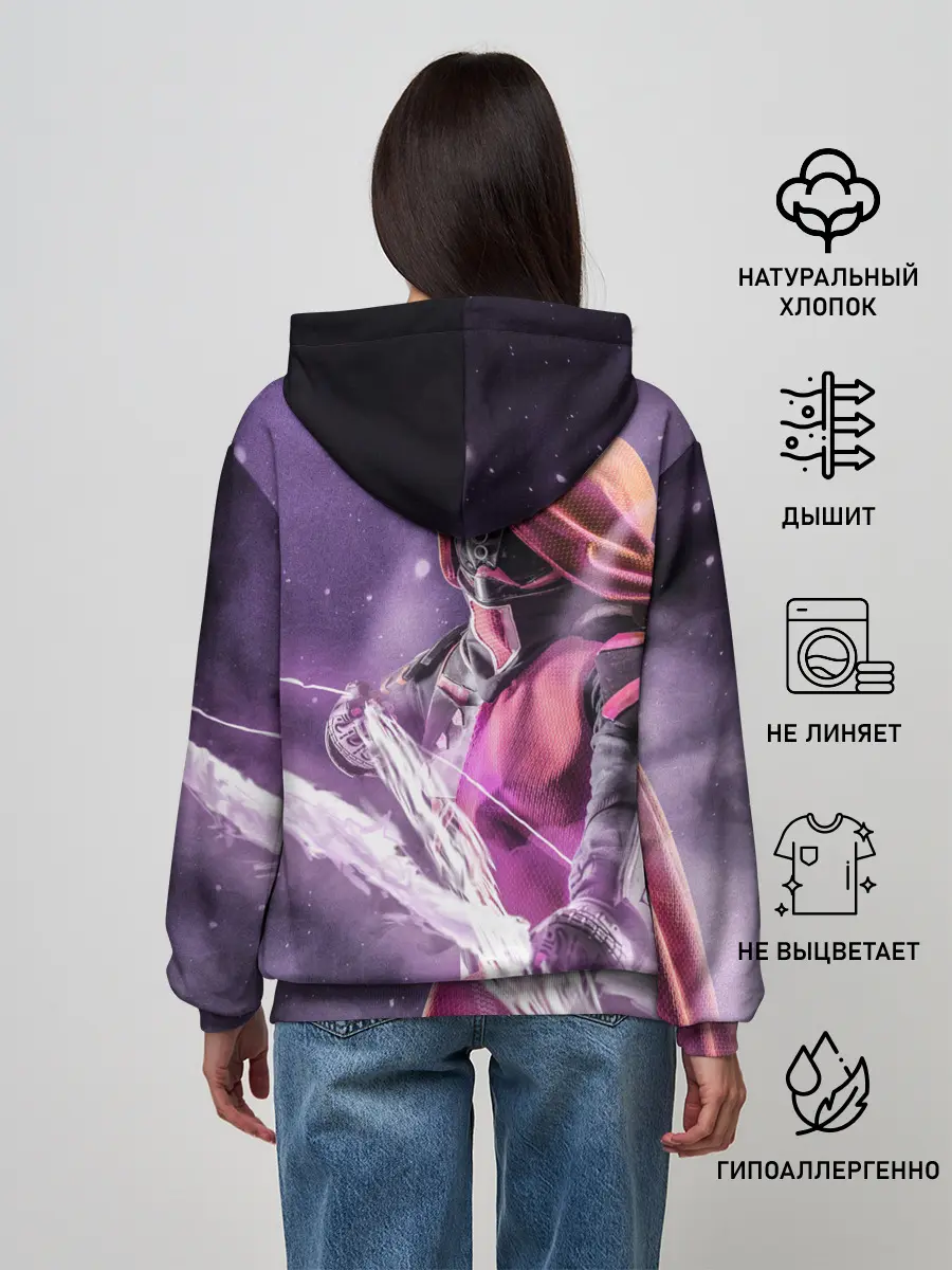 Женское худи / DESTINY 2 HUNTER LOGO