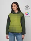 Женское худи / Милитари мозаика