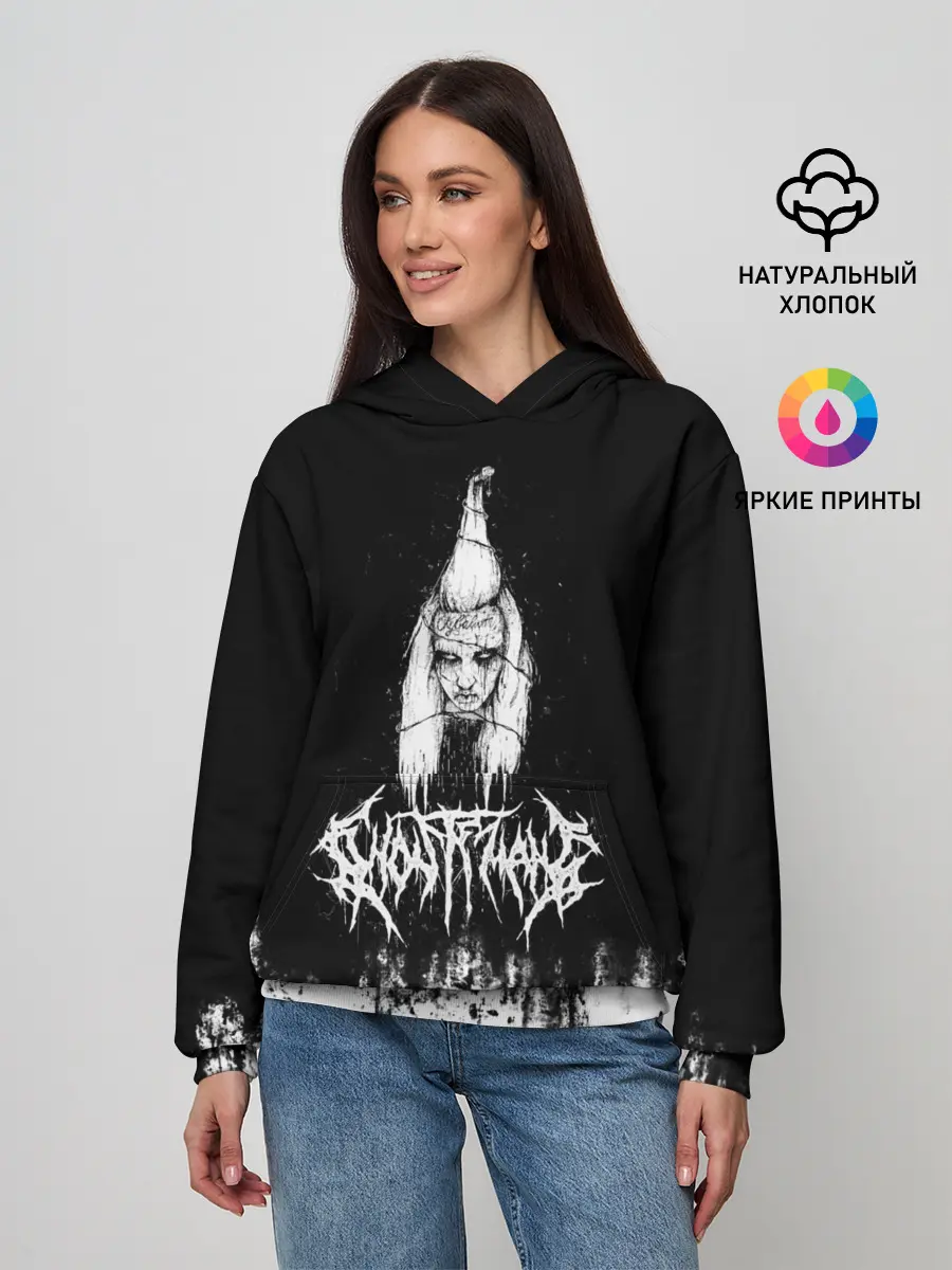 Женское худи / GHOSTEMANE Hip-Hop Grunge | Гостмейн