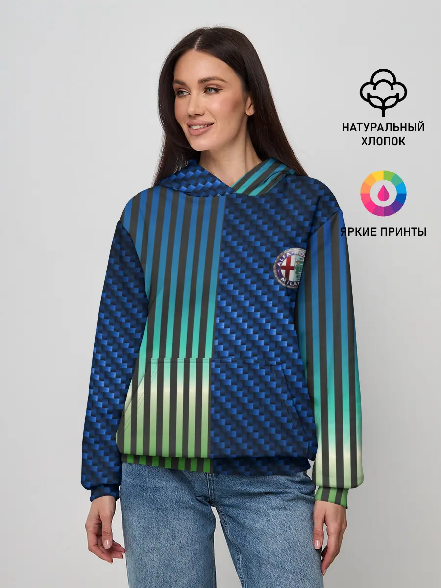 Женское худи / Фантазия на тему Alfa-Romeo