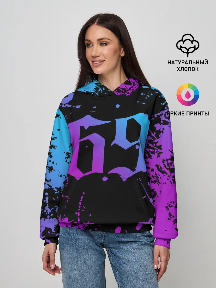 Женское худи / 6IX9INE 69