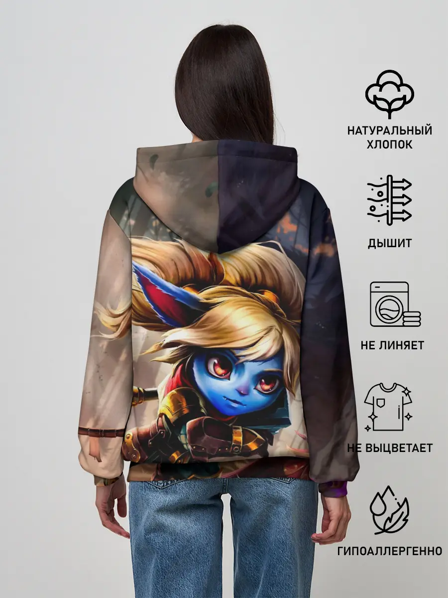 Женское худи / Поппи Хранительница молота