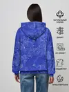 Женское худи / Синие мазки
