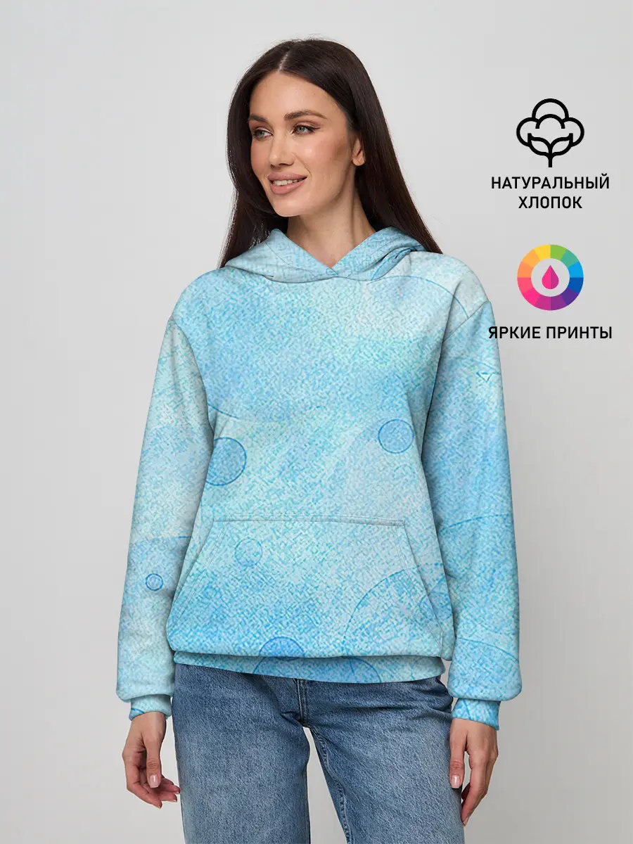 Женское худи / Пузыри воздуха