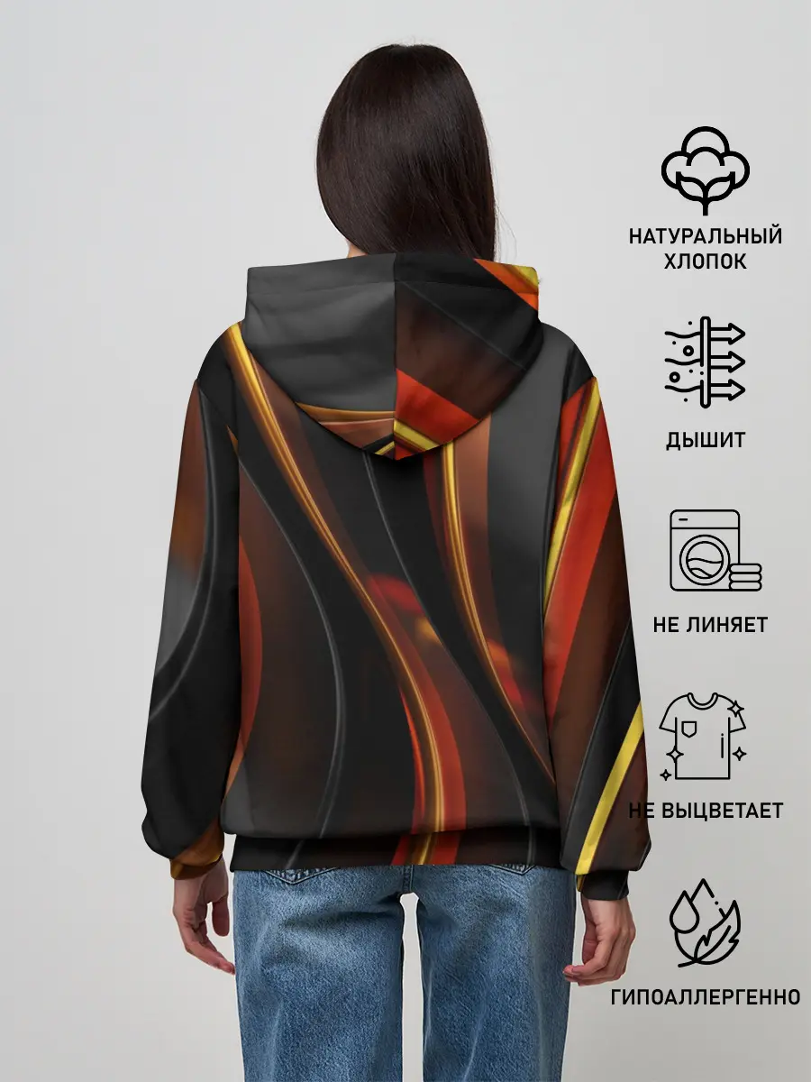 Женское худи / Unsplash 3D