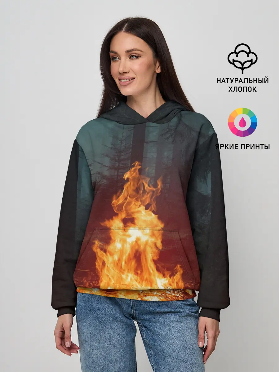 Женское худи / Пикник в лесу