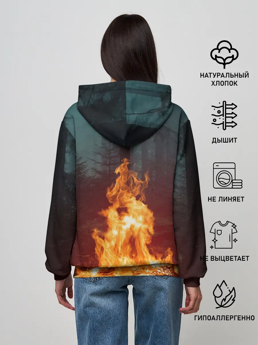 Женское худи / Пикник в лесу