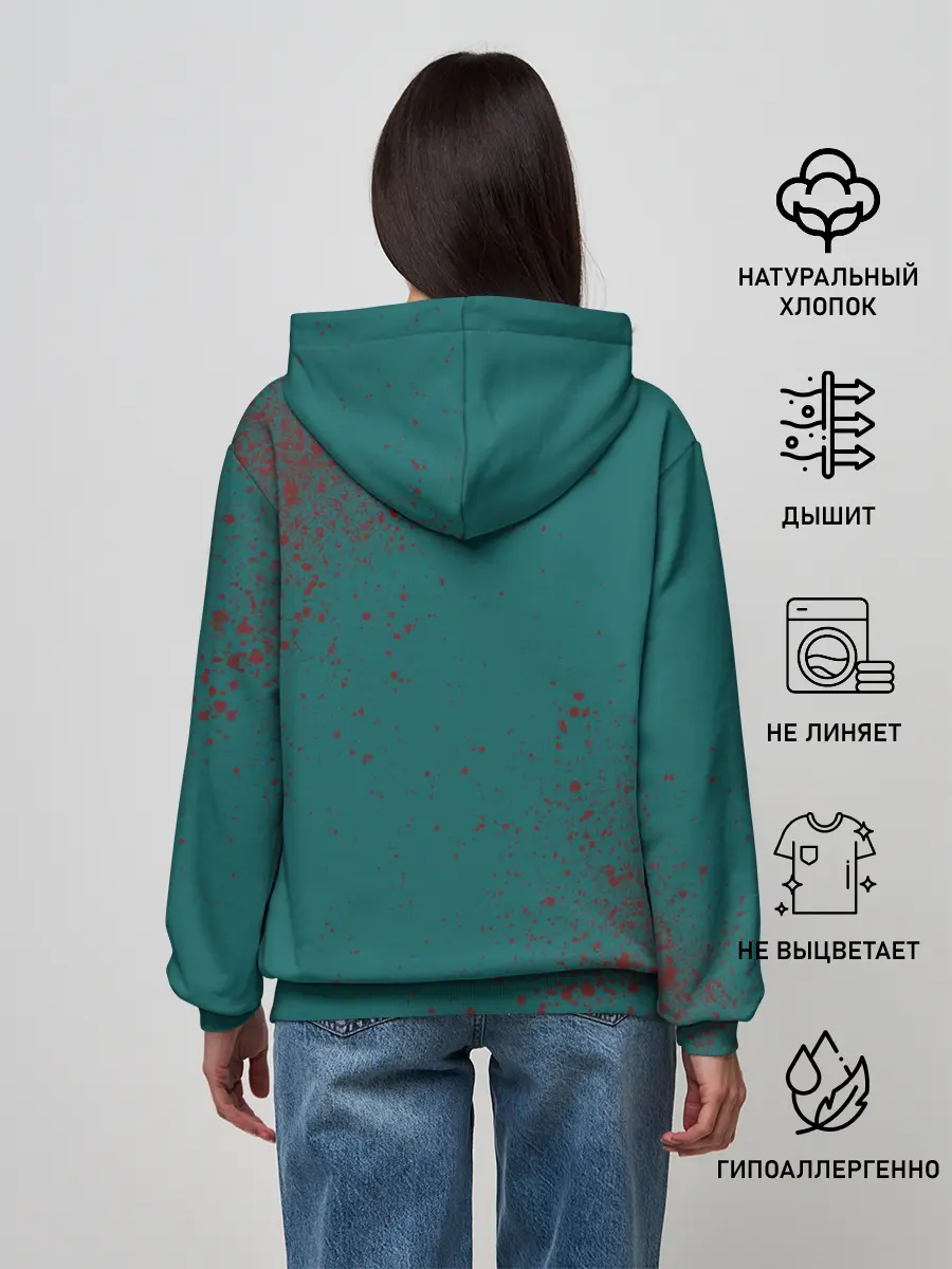 Женское худи / ИГРА В КАЛЬМАРА ПЕРСОНАЖ 067