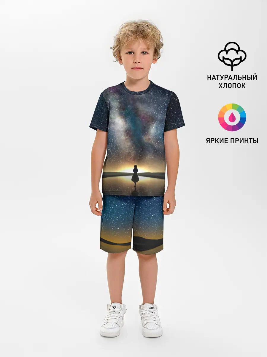 Детская пижама с шортами / VIOLET EVERGARDEN. Космос