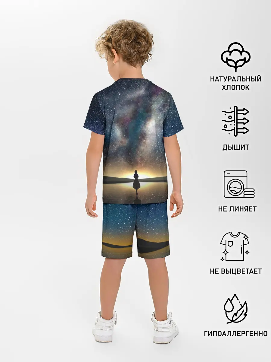 Детская пижама с шортами / VIOLET EVERGARDEN. Космос