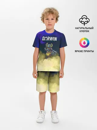 Детская пижама с шортами / Darwin Project | Battle Royale