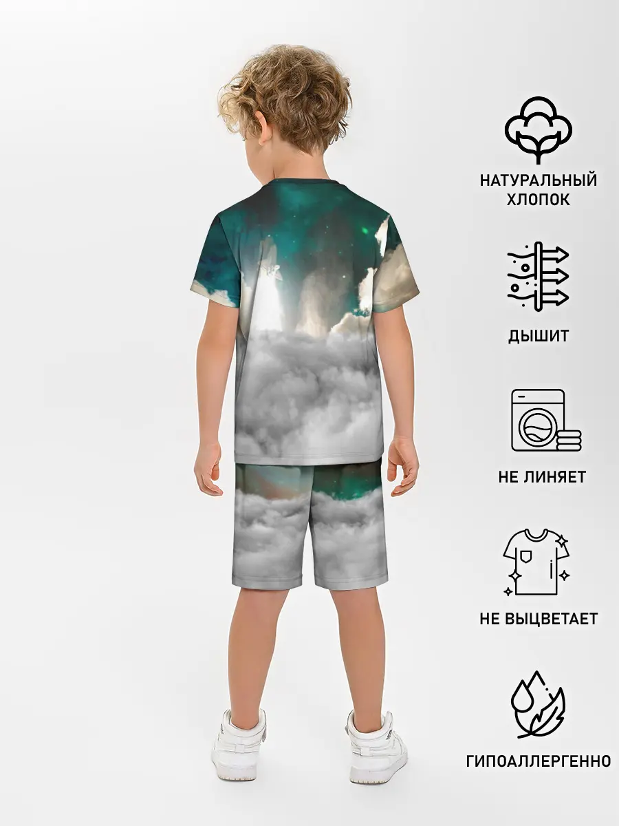 Детская пижама с шортами / Elon Musk Thinker