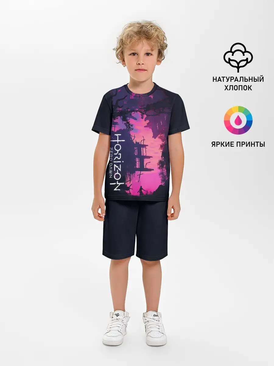 Детская пижама с шортами / Horizon Zero Dawn