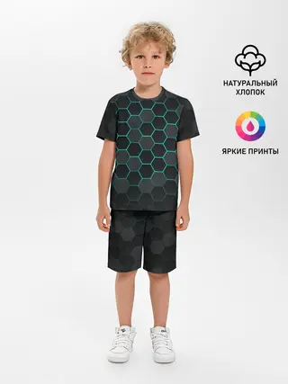 Детская пижама с шортами / Big Octagon