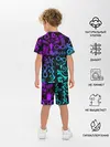 Детская пижама с шортами / ТАТУ ТОКЙСКИЕ МСТИТЕЛИ НЕОН |