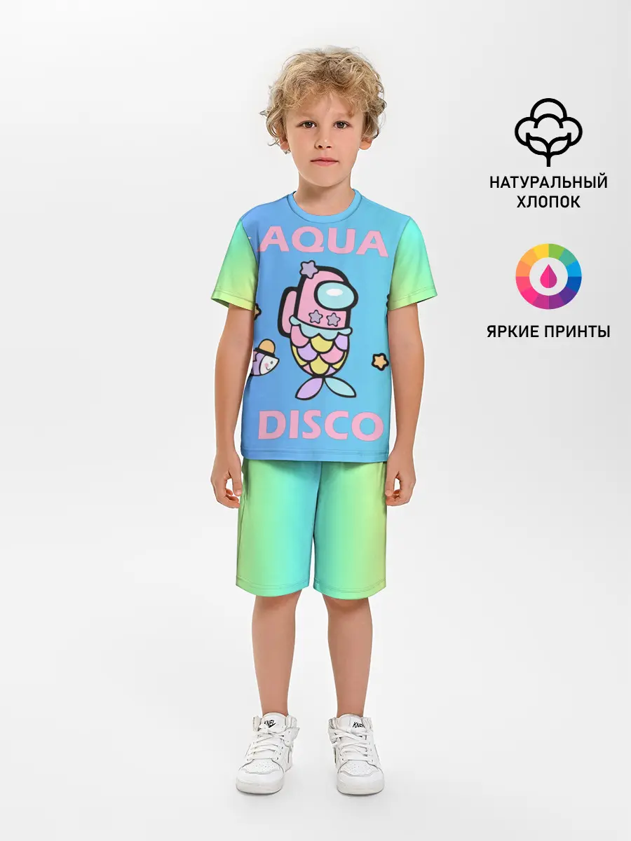 Детская пижама с шортами / Aqua Among As