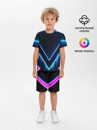 Детская пижама с шортами / DISQUARED NEON