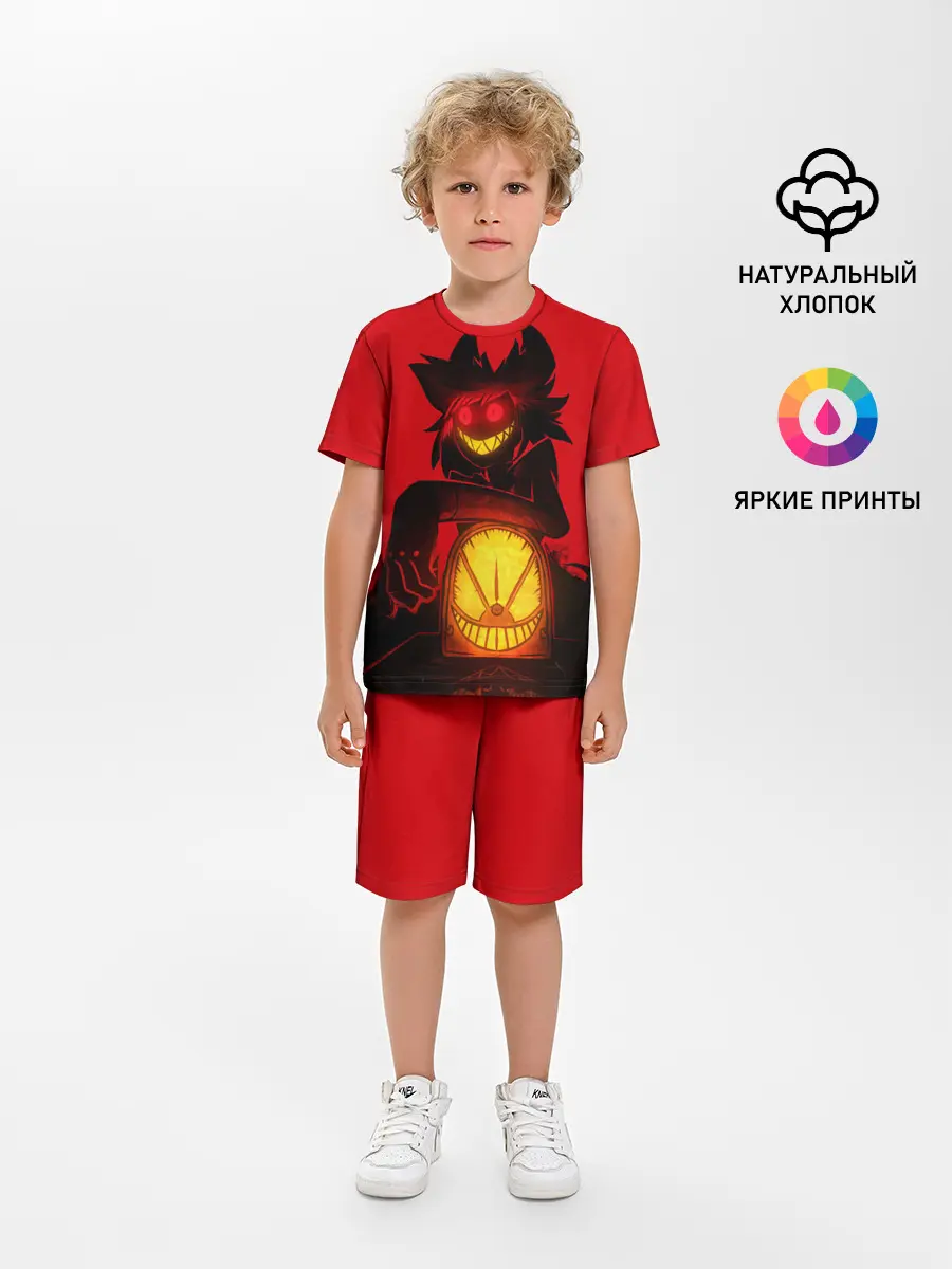 Детская пижама с шортами / Отель Хазбин
