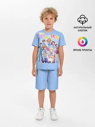 Детская пижама с шортами / Кошечка из Сакурасо