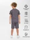 Детская пижама с шортами / Классические в клеточку