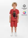 Детская пижама с шортами / Черный Кот