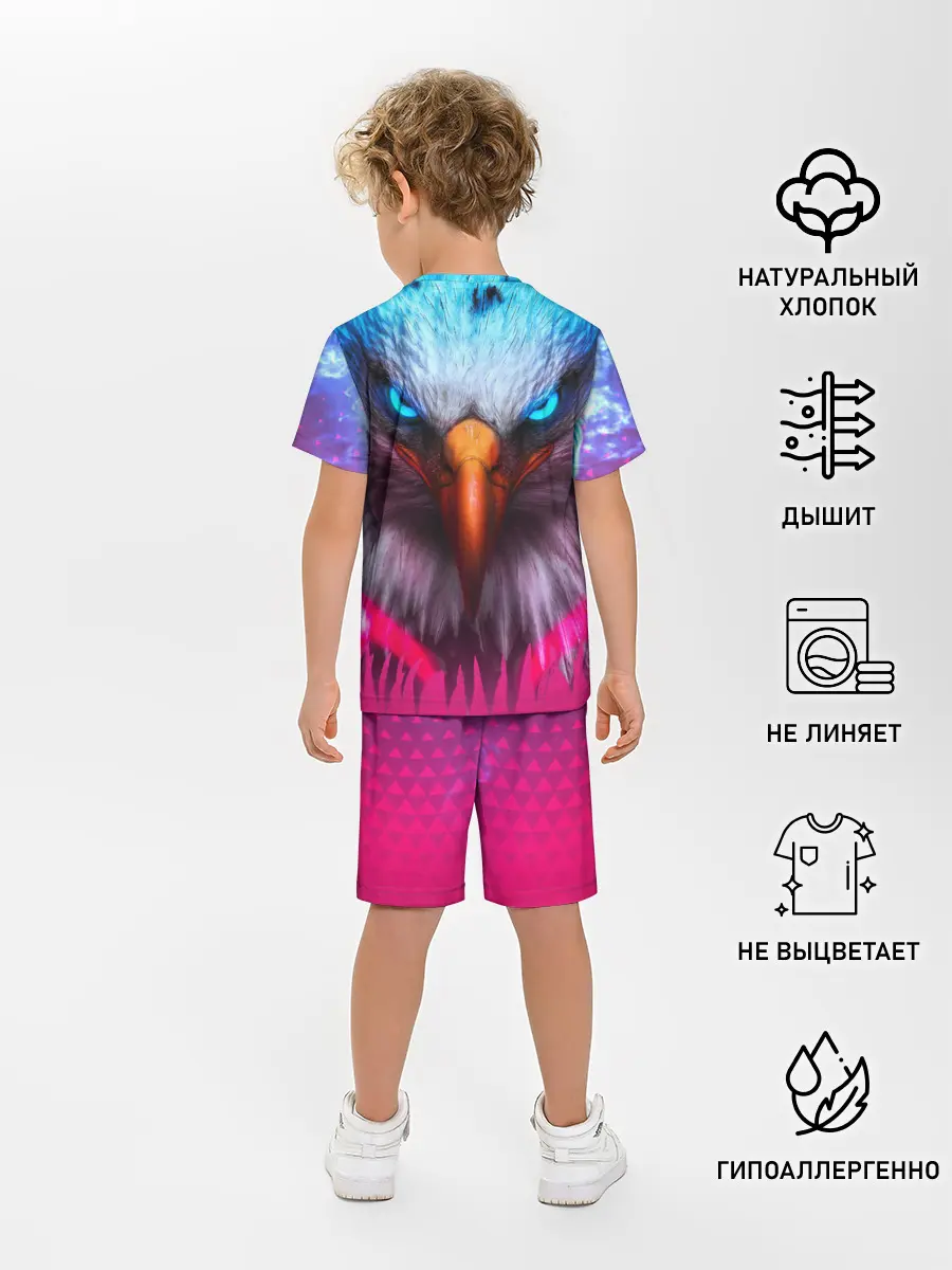 Детская пижама с шортами / Взгляд орла