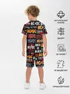 Детская пижама с шортами / AC DC LOGOBOMBING