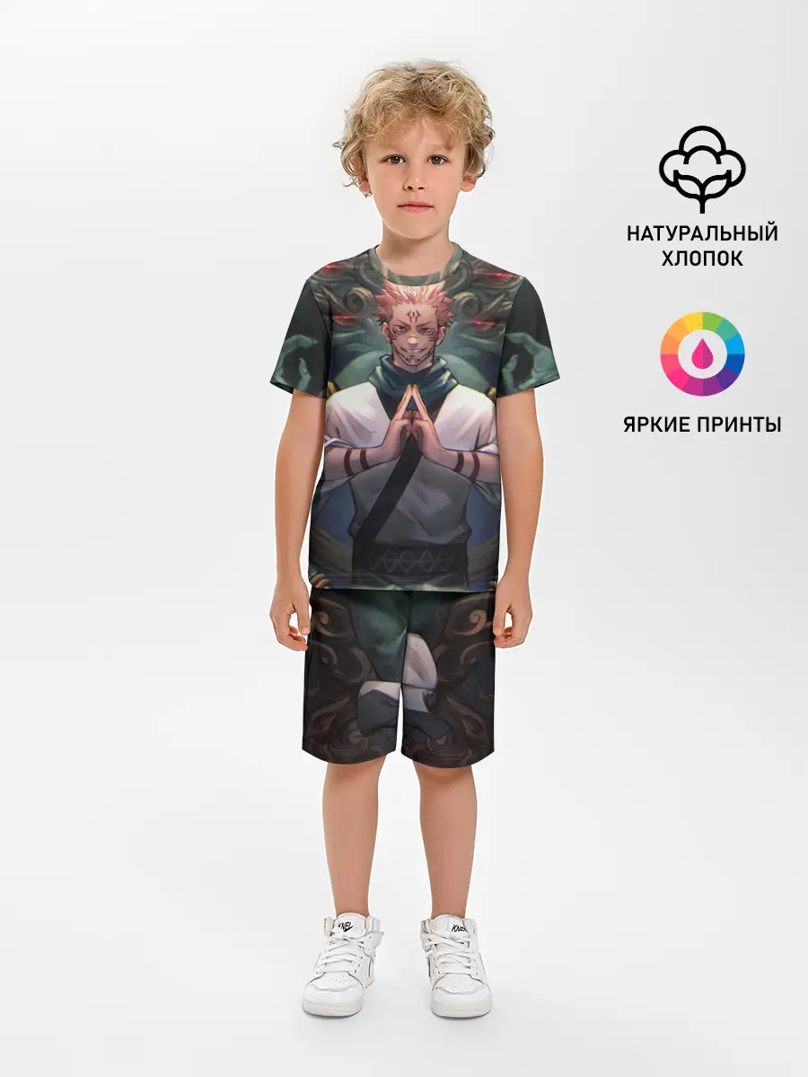 Детская пижама с шортами / МАГИЧЕСКАЯ БИТВА | SUKUNA