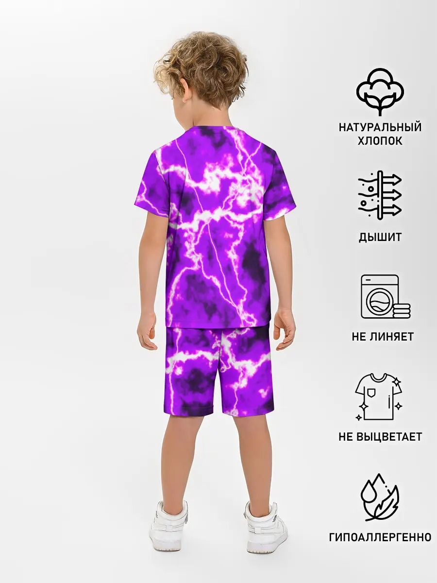 Детская пижама с шортами / НЕОНОВАЯ СТИХИЯ