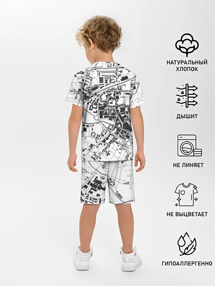 Детская пижама с шортами / генплан