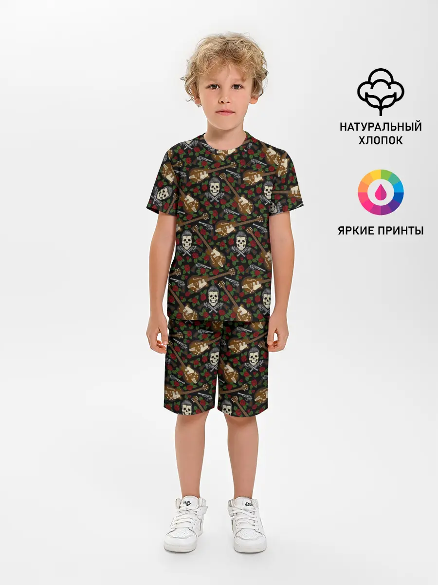 Детская пижама с шортами / ROCK