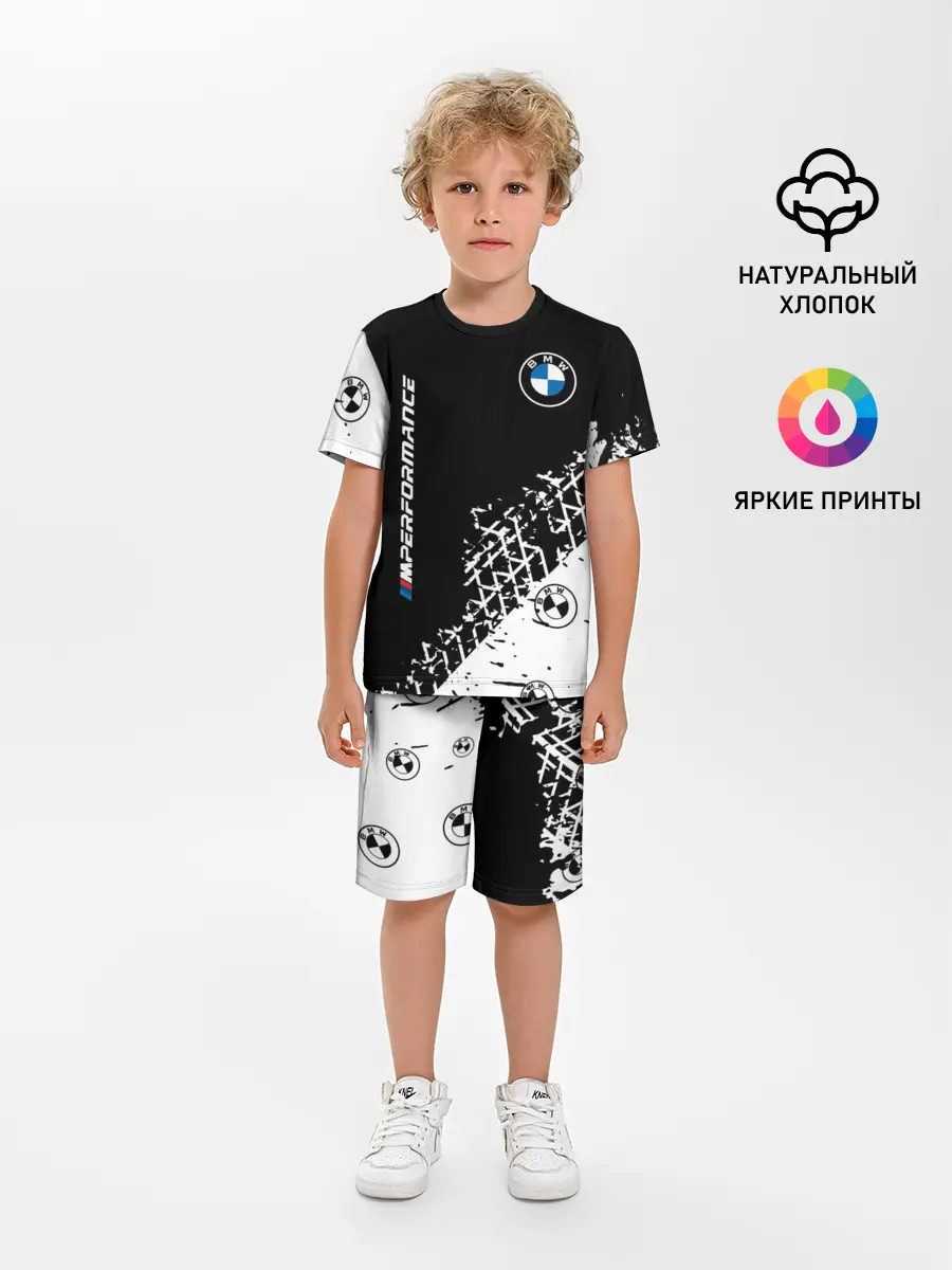 Детская пижама с шортами / BMW / БМВ