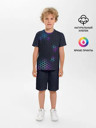Детская пижама с шортами / НЕОНОВАЯ БРОНЯ | НЕО БРОНЯ