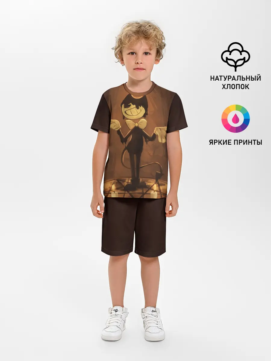 Детская пижама с шортами / Bendy and the ink machine